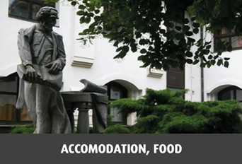 Accomodation, food