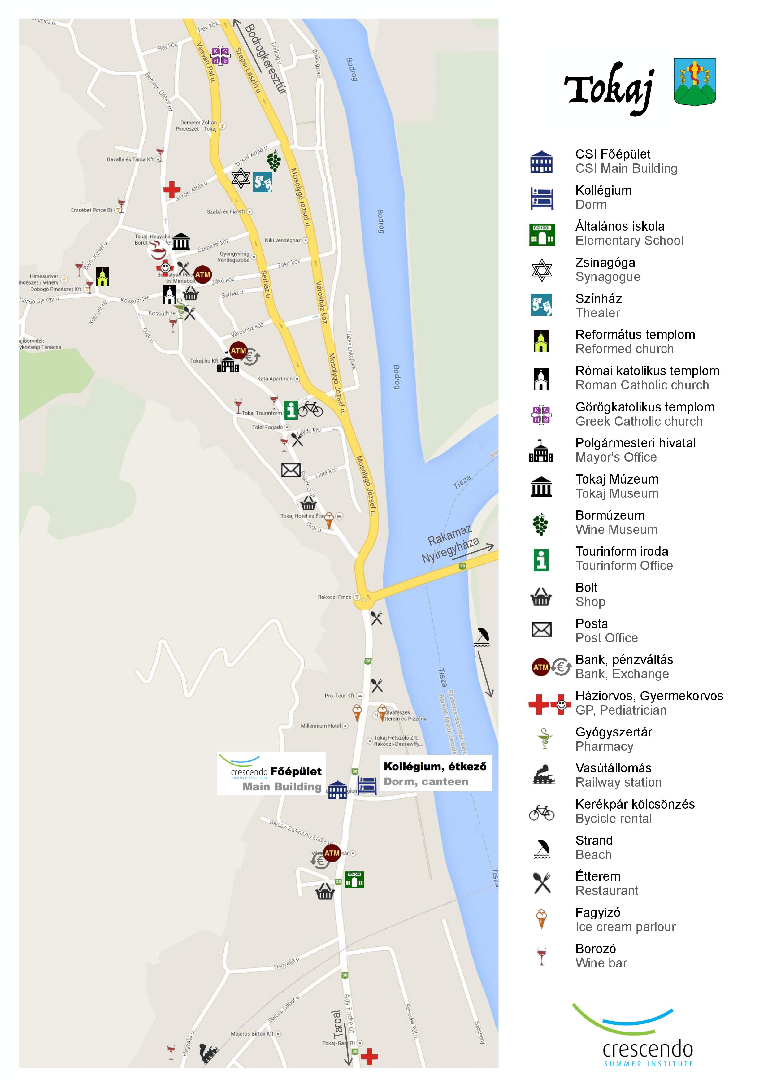 Infomap of Tokaj for CSI 2018