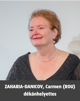 ZAHARIA-DANICOV, Carmen (ROU), dékánhelyettes