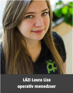 LÁZI Laura Liza, operatív menedzser