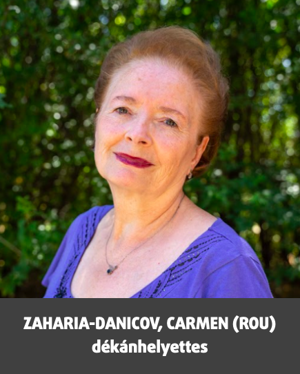 ZAHARIA-DANICOV, Carmen (ROU), dékánhelyettes