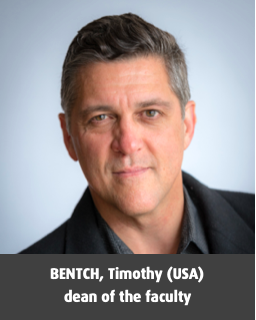 BENTCH, Timothy (USA), dean of the faculty